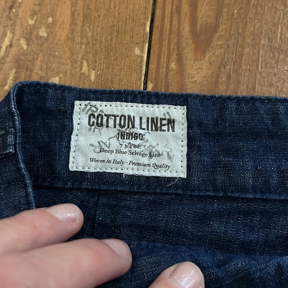 LEE 101 Slim Chino JEANS 30% LINEN W30 L32 - Picture 7 of 11